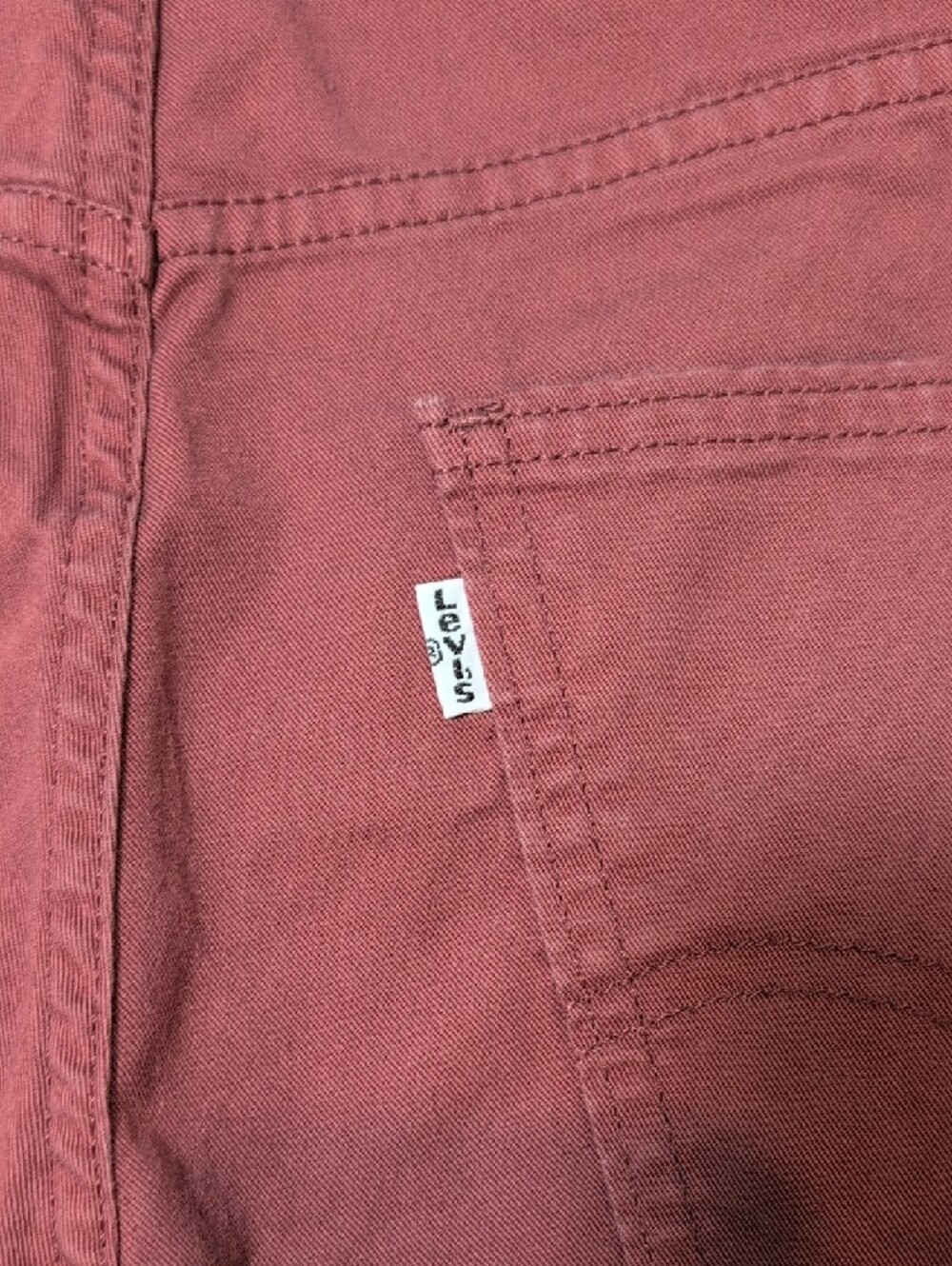 Men's Dusty Rose Casual Pants - Picture 11 of 11
